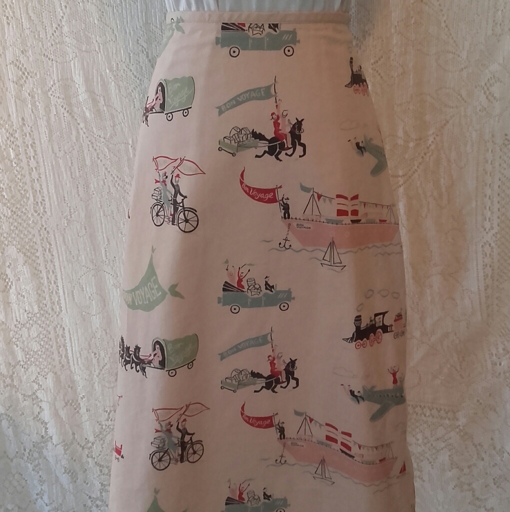 Boden Bon Voyage Skirt
